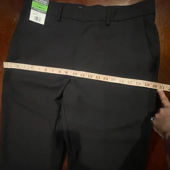HAGGAR Super Flex Waistband REPREVE Mens Dress Flat Front Pants 32 X 32 NWTag - Picture 11 of 14